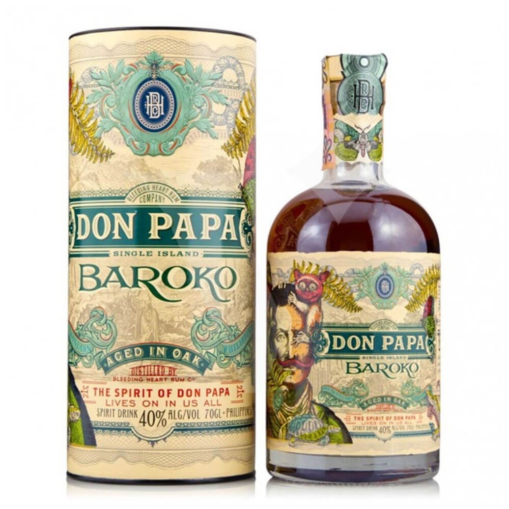 Rum Don Papa Baroko Astucciato cl 70 VINOpoint.it